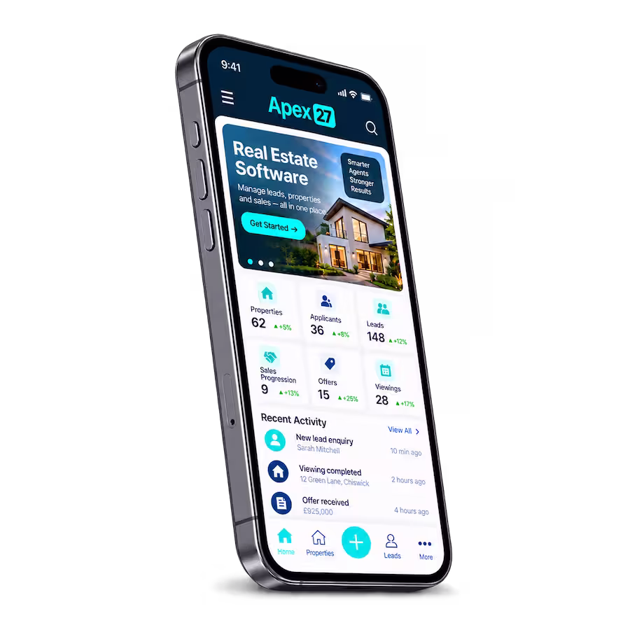 Apex27 Real Estate Software UK